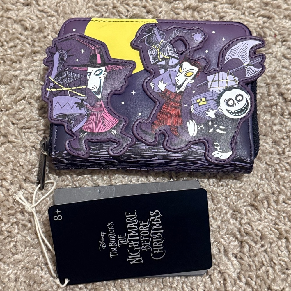 Loungefly Purple Nightmare Before Christmas Wallet